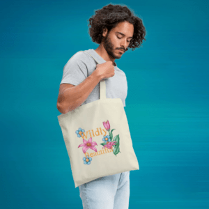 tote bag wildly beautiful